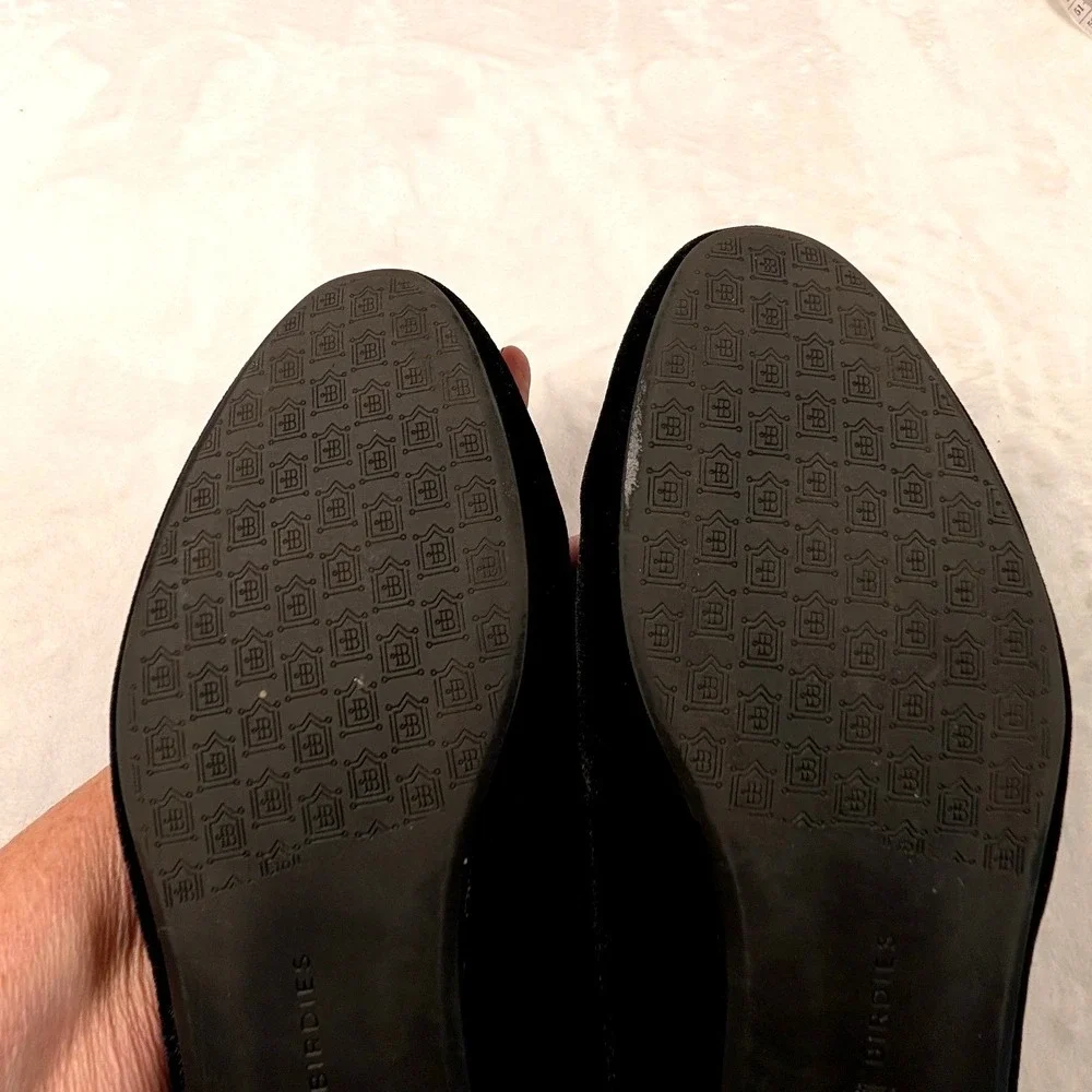 Birdies The Starling Black Velvet Loafers Womens 10 Holiday Fall Flats